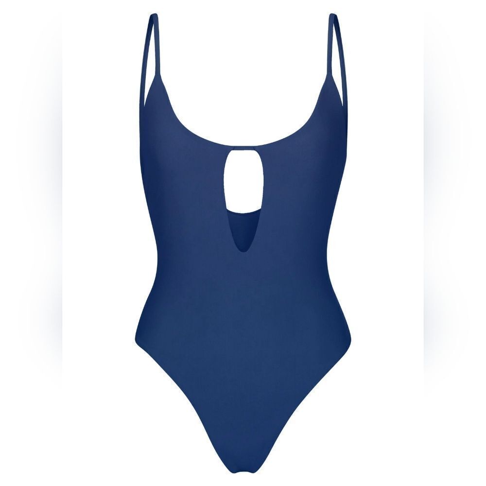Nwt Anemos Keyhole One Piece In Azure - Size L